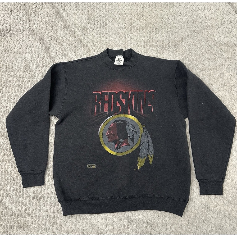 VINTAGE Washington Redskins NFL 90s Crewneck Sweatshirt Size L - USA Starter